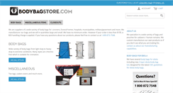 Desktop Screenshot of bodybagstore.com